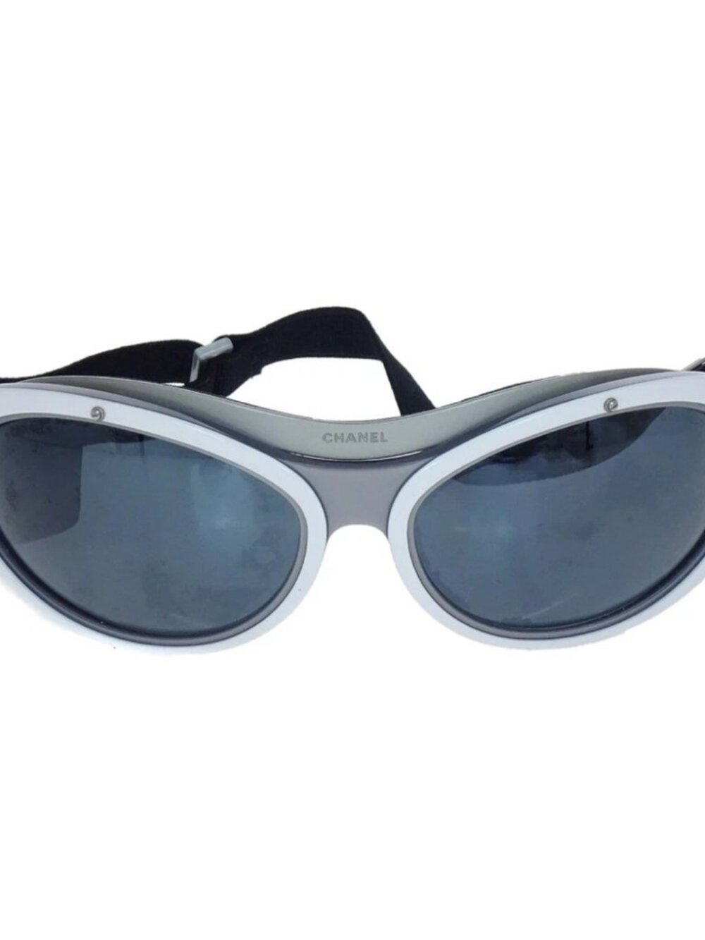 Chanel Sport Line Sunglasses Eyewear Black Small Good A17669/C1368 197926